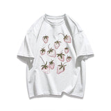Harajuku Oversized shirt – Korean Street Men And Women Trendy Personality Strawberry Pr