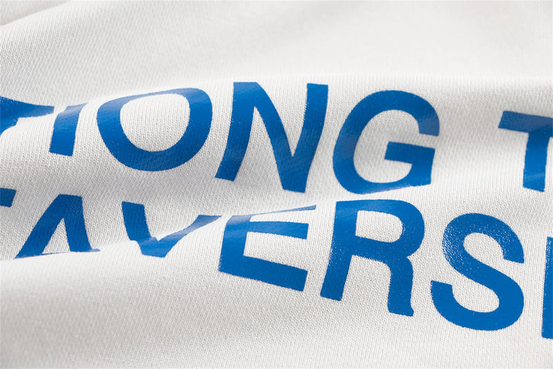 New Arrival ET Hotselling loads foam slogan print washed worn High-Street hoodie loose plush sweatshirt for men and women