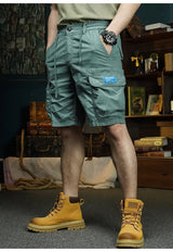 summer cargo shorts mens loose five pocket multi pocket outdoor motorcycle camouflage pants mens shorts unique cargo style 990