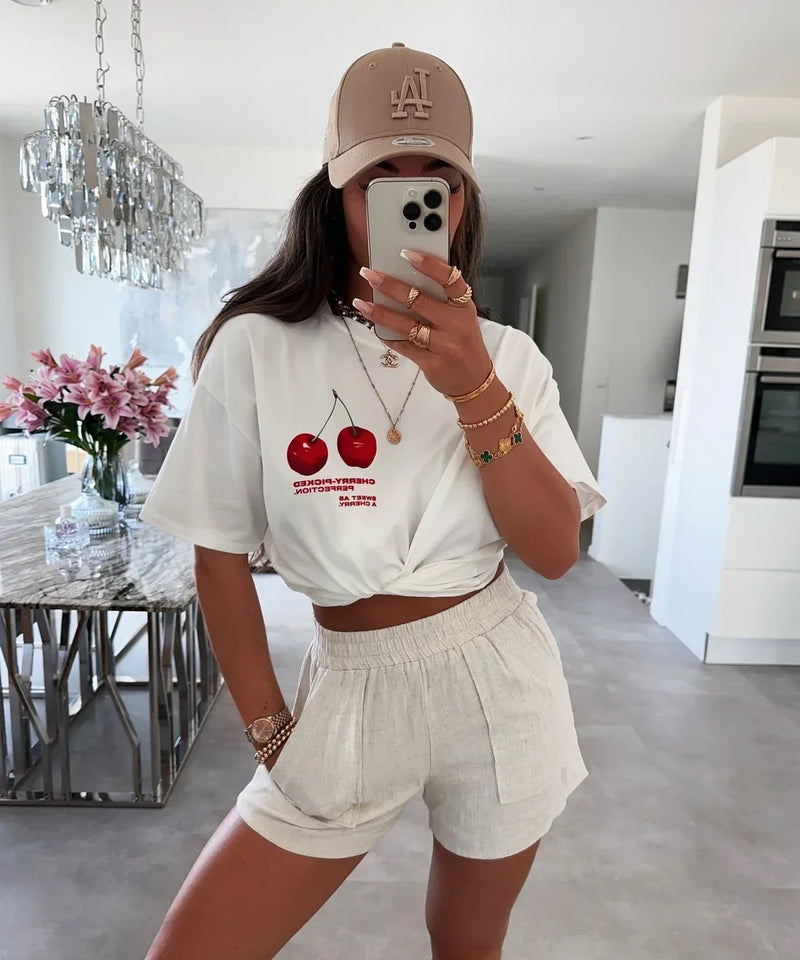 Anime Aesthetic Shirt – Gothic Clothes Purified Cotton Oversized Harajuku Summer Cas – Edgy Streetwear for All Genders