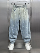y2k men baggy pants drawstring hip hop baggy harem japanese korean streetwear harajuku casual hip hop jeans men trousers unique jeans style 1647