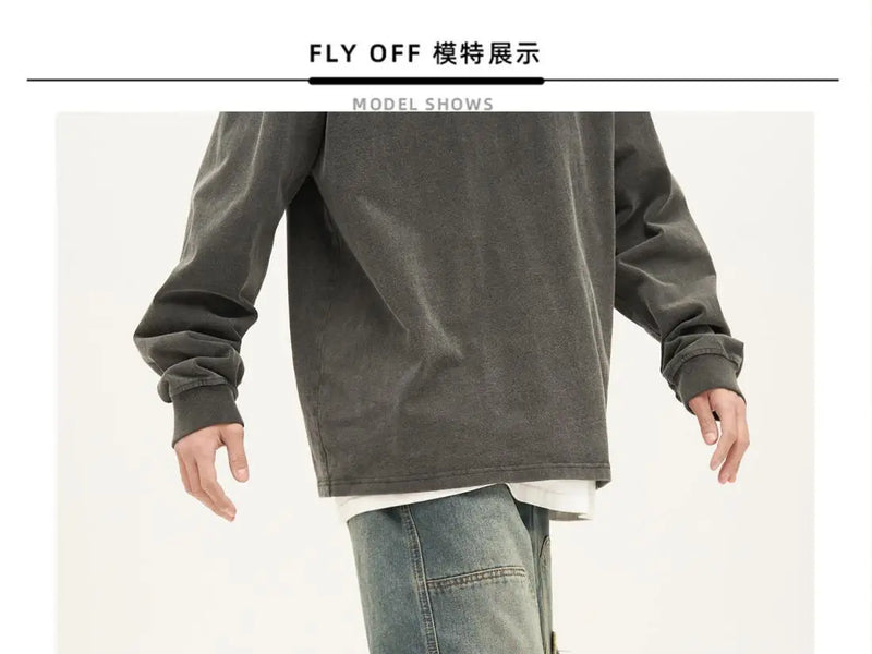 american high street trendy men and women trendy personalized straight tube washed jeans couple loose retro casual pants y2k unique jeans style 9