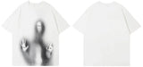 Trapwear Graphic tee – Men Y2K Oversize T Shirts Punk Gothic Unreal Figure Sos Grap