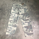 frog drift fashion american style streetwear camouflage cargo pants vintage clothing loose cotton trousers for men unisex utility cargo pants