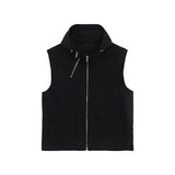 summer sleeveless set men women multi pocket hooded vest jogging cargo pant spring loose casual zipper two piece suit street unique cargo style 454
