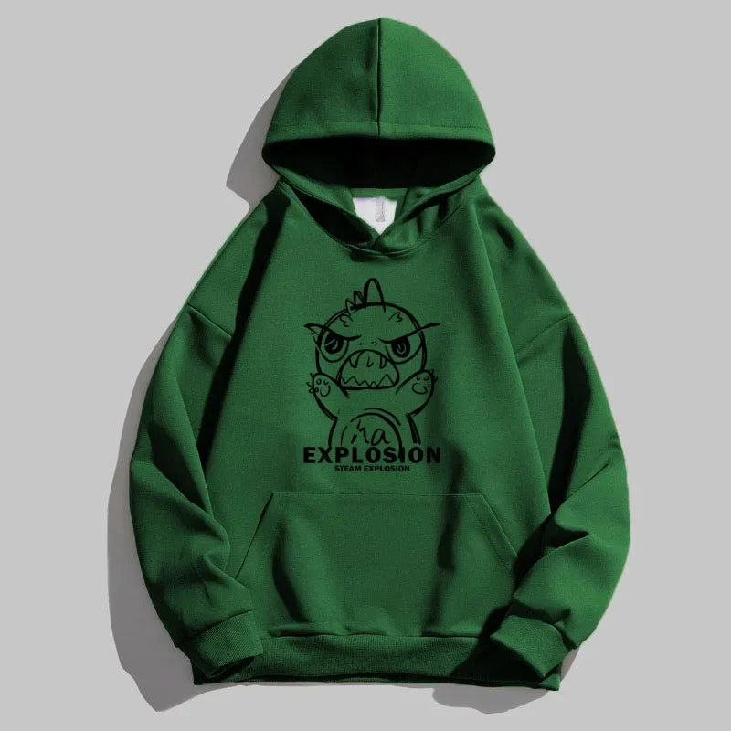 bold graphic pullover, layered streetwear look, soft knit pullover with flame design, y2k fashion statement