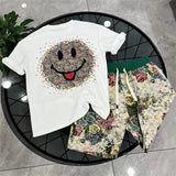 new flowers design summer running shorts drawstring loose dry gym sports short casual beach pants workout fitness sweatpants sporty tapered joggers