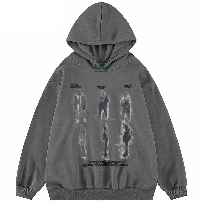 "Sinister Six" Graphic Unisex Streetwear Vintage Women Men Y2K Hoodie