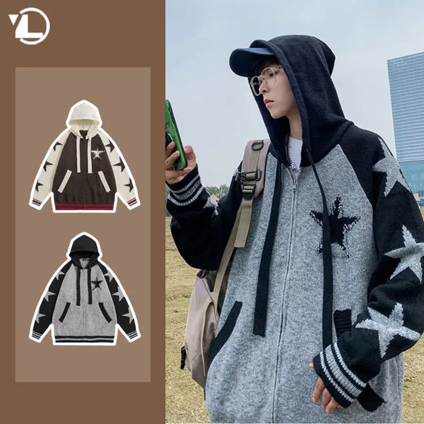 y2k flame streetwear, 2025 trend fit, trendy urban fashion top for men, layered streetwear look