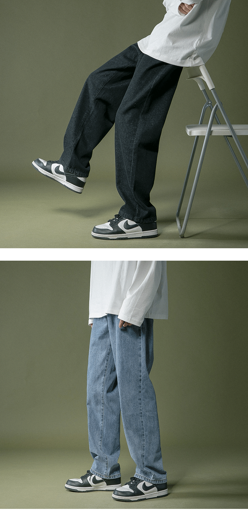 lappster men black baggy jeans streetwear 2023 harajuku casual straight pants male loose streetwear white graphic denim pants unique jeans style 2561