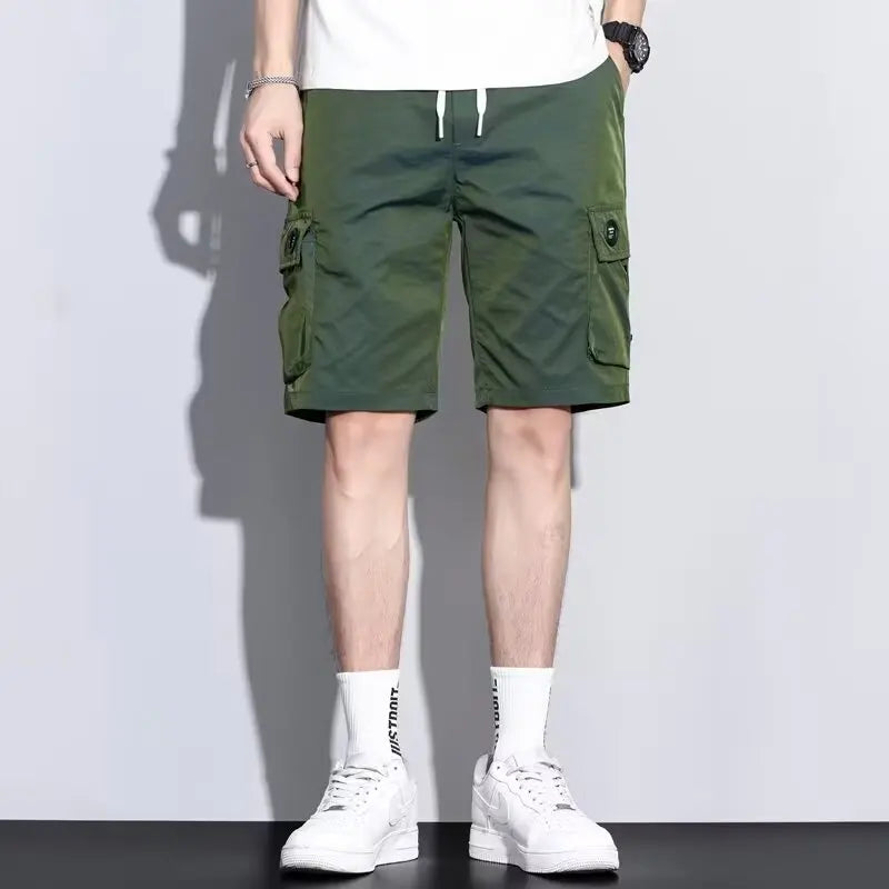 2024 New Summer Cargo Shorts For Men Multi-Pocket Sport Breathable Casual Hip-Hop Streetwear Bermuda Shorts Sweatpants Gym Short