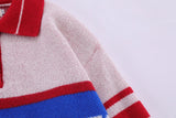 men knitted sweater jumper casual polo neck letter casual long sleeve streetwear hip hop autumn winter pullover knitwear sweater - soft fleece-lined outerwear, 2025 streetwear drop, vintage look oversized hoodie