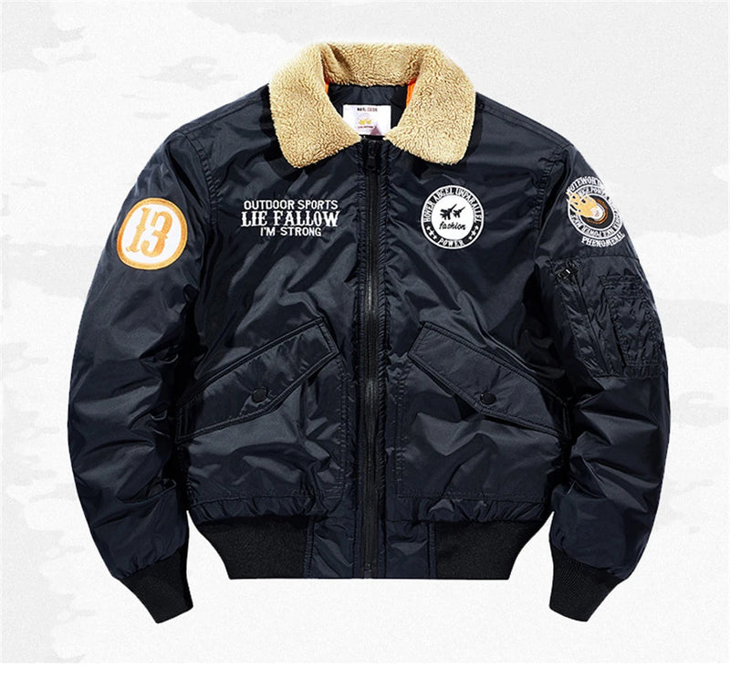 Oversized parka graffiti minimalist zip-up quilted