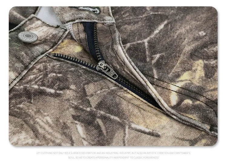 2024AW dry wood camo jeans