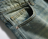 ripped hole washed baggy pantalones hombre jeans pants mens streetwear vintage frayed ropa y2k casual denim trousers oversized unique jeans style 1317