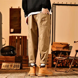 new breasted cargo tracksuit pants for men autumn y2k vintage harem tactical sweatpants casual outdoor baggy joggers trousers relaxed fit joggers