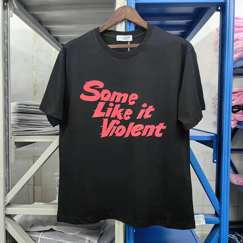 Harajuku Oversized Shirt – Black White Ih Nom Uh Nit Short Sleeve Tops Tee Men Woman Be – Urban Streetwear for Men & Women