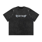 Skatercore Aesthetic piece – Summer Removable Sleeve Dressed Short Sleeve Knitted Wash Dr