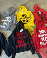 Colorful New Trendy Gothic Pattern Letter Print Oversized Hoodie Mens