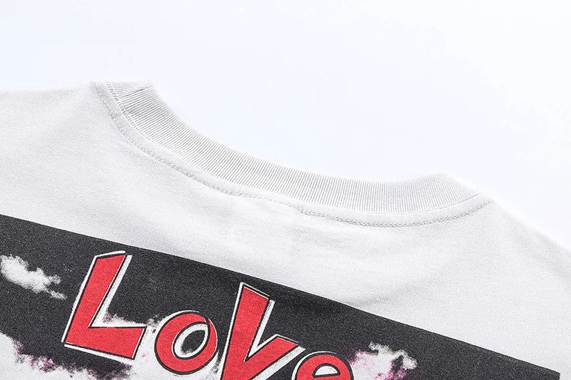 Vaporwave Streetwear – New Saint T Shirts Men Woman High Quality Casual Loose Angel – Urban Streetwear for Men & Women