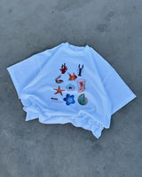 Trap Star Oversized Tee – Crown Money Fire Print Streetwear