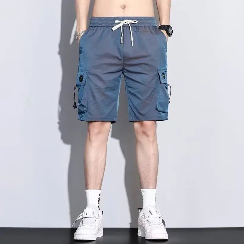 2024 New Summer Cargo Shorts For Men Multi-Pocket Sport Breathable Casual Hip-Hop Streetwear Bermuda Shorts Sweatpants Gym Short