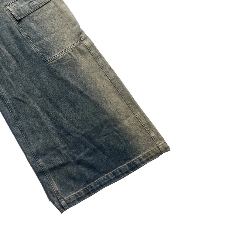 2024 brand new rick denim zipper pocket fit straight pant jeans cotton denim pants comfort casual jeans size s m l u37 unique jeans style 4747