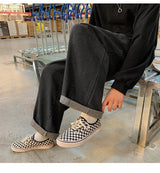 men wide leg jeans loose straight baggy denim pant mens womens streetwear skateboard pants oversized hip hop casual trousers unique jeans style 1108