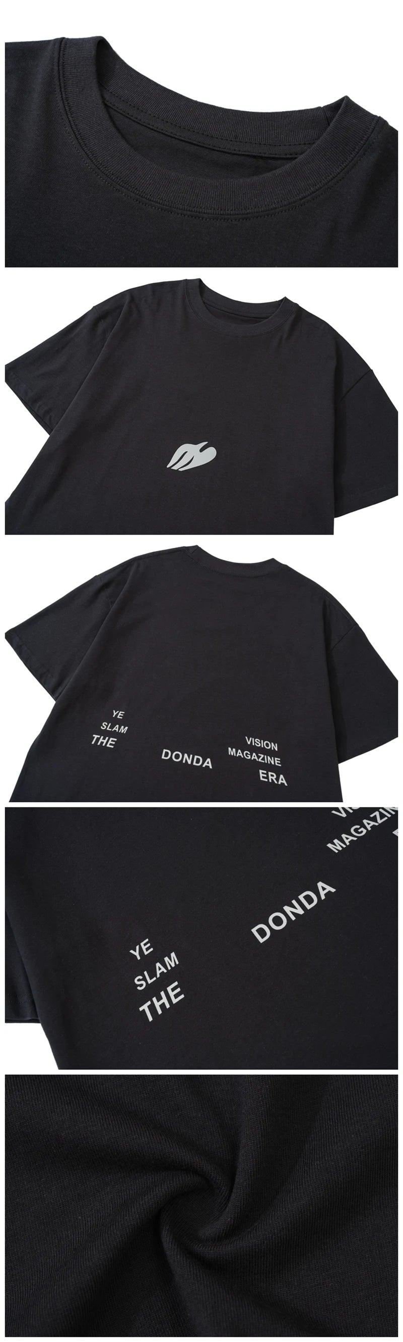 Glitchcore Oversized shirt – Frog Drift Fashion Streetwear Cpfm Kanye West Ye Black Donda
