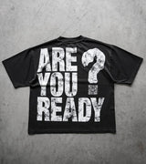 Anime Vintage print – Street Fashion Trend Brand Big Letter Printed Oversized T Sh