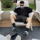 24ss season 6 kanye west co brand shorts cleanfit high street casual oversized short pants shorts for summer unique shorts style 6111