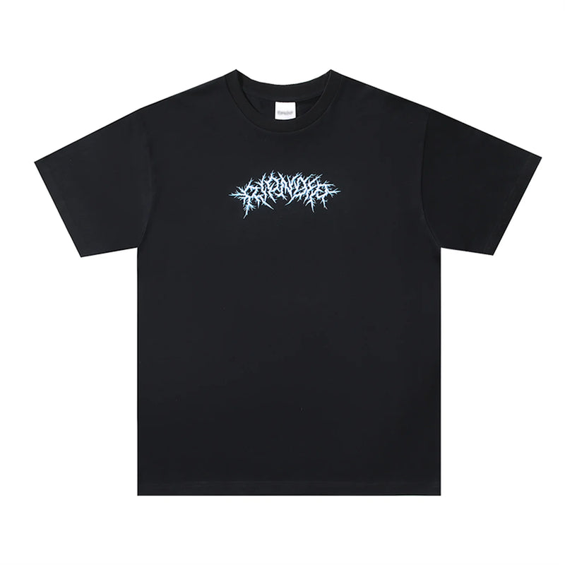 vaporwave aesthetic print tee featuring summer vintage retro skeleton print high street cotton casual loose tops t shirt