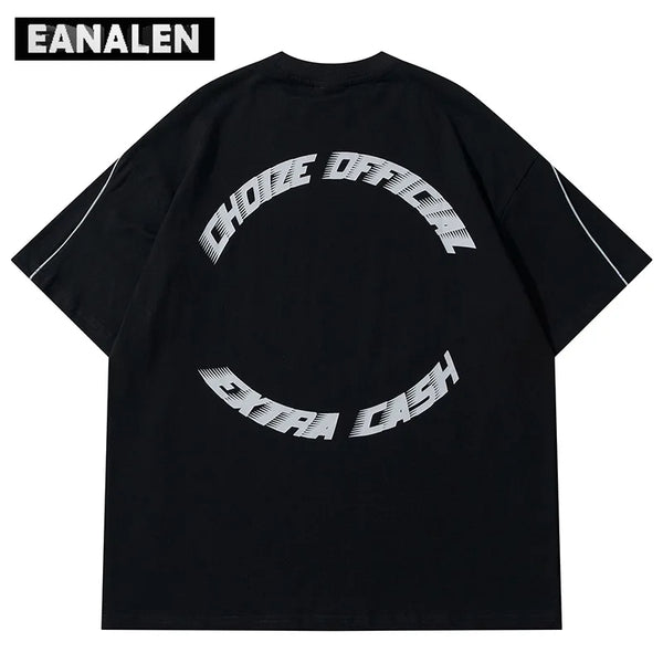 Skatercore Oversized shirt – Vintage Motorcycle Letter T Shirt Mens Oversized Street Clot