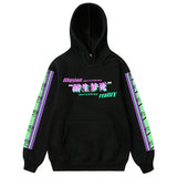 Men Hip Hop Hoodie Sweatshirt Drunk Illusion Chinese Character Hoodie
