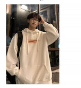 New Hip Hop Graphic Pullover Hoodies For Men Cotton Fleece Vintage Hoo