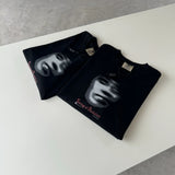 trapwear vintage t-shirt featuring 24ss vintage vtg retro high street phantom avatar print 100 cotton casual loose tops t shirt