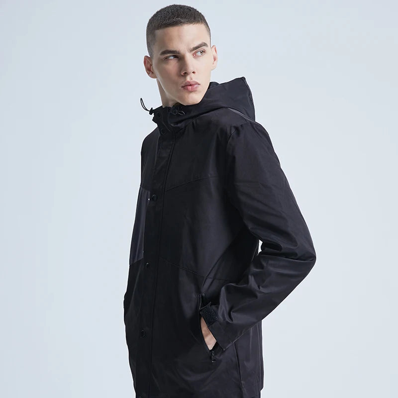 Minimalist quilted parka nan vintage fleece