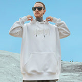 Autumn Jesus Oil Painting Graphic Print Hoodies Men Oversized Fleece Hoodie