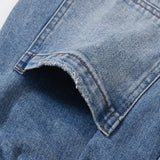 frog drift fashion street style best quality loose simple casual clothing streetwear drawstring pants jeans shorts for men women unique jeans style 367