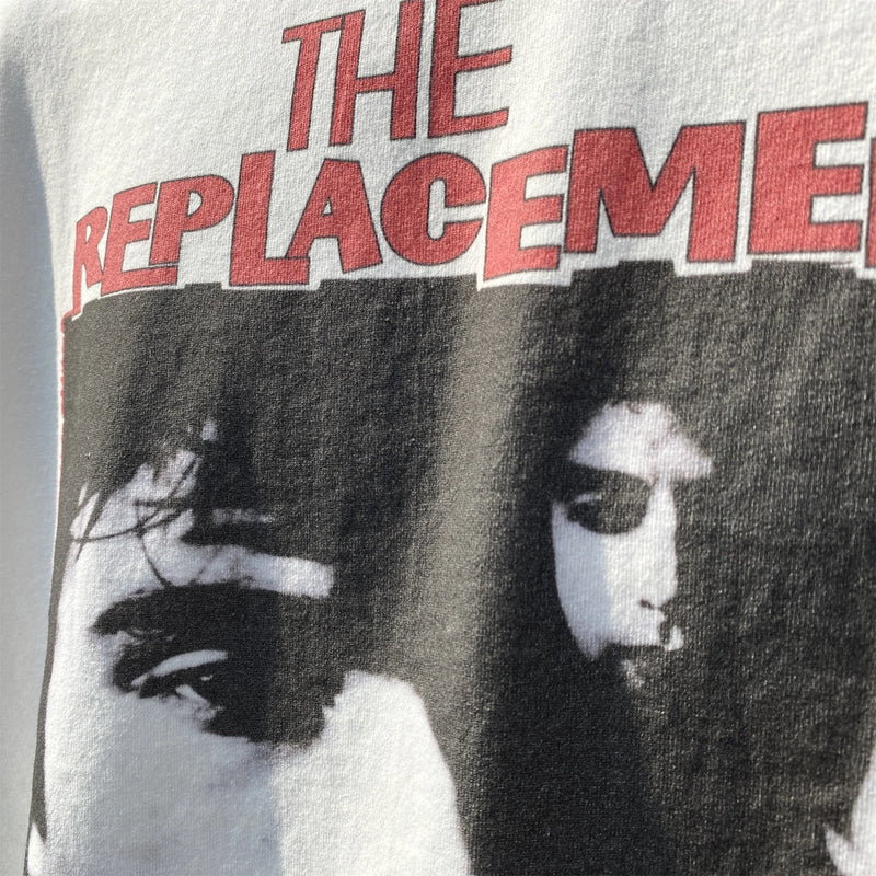 Y2K oversized shirt featuring vintage retro band tee kurt cobain the replacements limited high street rock band t shirts cotton short sleeve