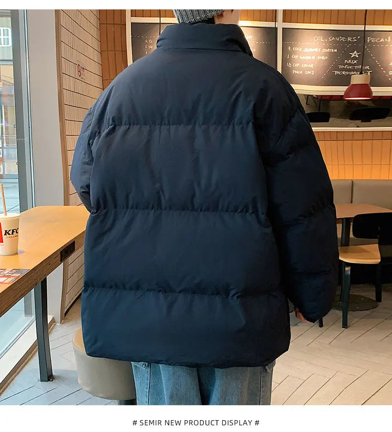 Autumn And Winter Thickened Cotton Coat Students 2024 New Down Cotton