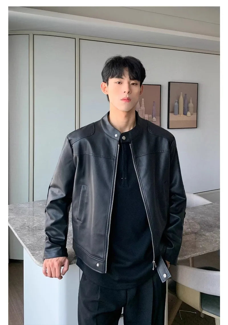 minimalist streetwear jacket, bold fashion piece, aesthetic