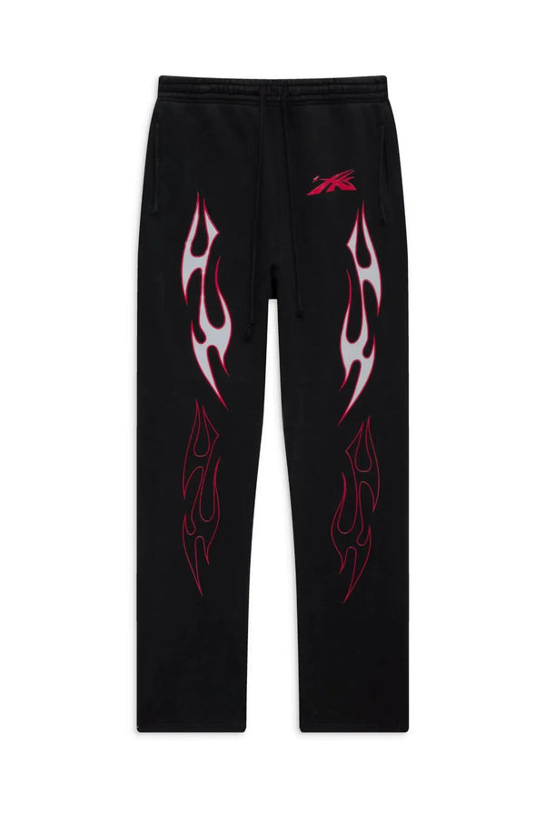 new arrival hs studios airbrushed skull print high street cotton winter pants sport casual pants urban fashion pants