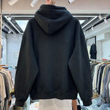 Vaporwave hoodie with bold 2000s color scheme