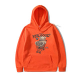 2022 Men Hip Hop Hoodie Sweatshirt Streetwear Bear Letter Shopping Car
