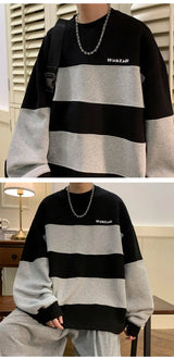 Y2k Oversized shirt – Trendy Ins Autumn And Winter Loose Tops Couple Wear Japanese