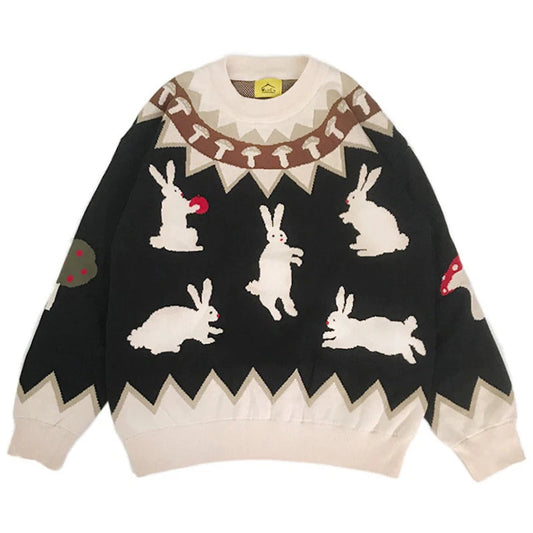 oversized flame jumper with bold print, ideal for photo-ready Y2K streetwear layering, street fashion menswear trend for seas