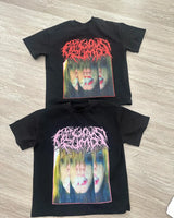 Skatercore Oversized shirt – Hip Hop Streetwear Cotton Short Sleeve Tops New Goth Style T