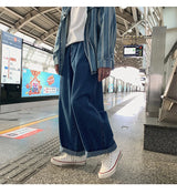 men wide leg jeans loose straight baggy denim pant mens womens streetwear skateboard pants oversized hip hop casual trousers unique jeans style 1111