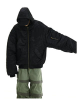 Men Oversize Jacket Winter Parkas Streetwear Thicken Warm Hooded Cotton Padded Bomber Jackets Hip Hop Fashion Casual Loose Coats